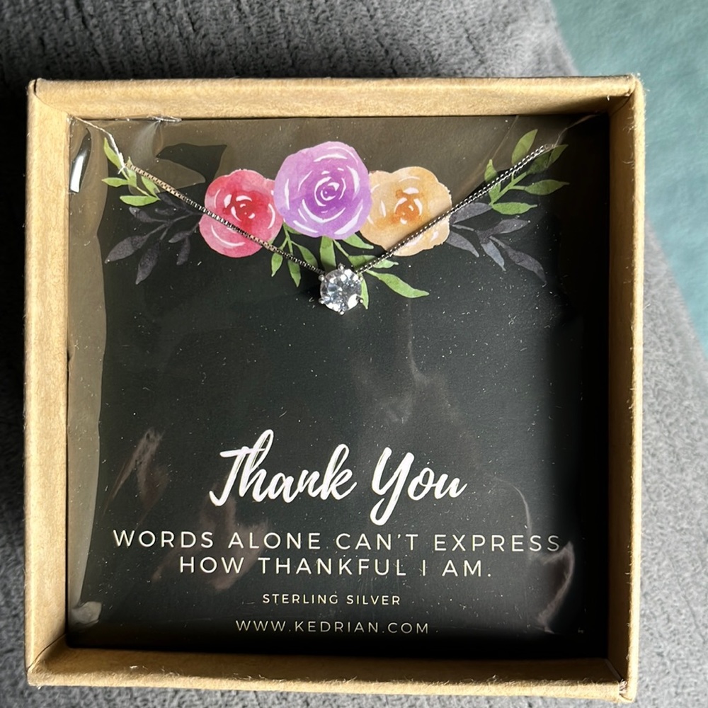 Kedrian Thank You Necklace